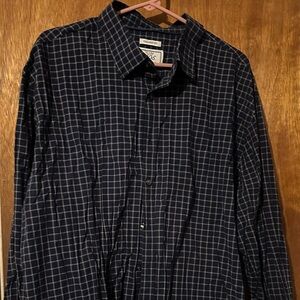 Men’s Jos A Bank Tailored Fit Buttoned Down Long Sleeve Shirt Size 3XB